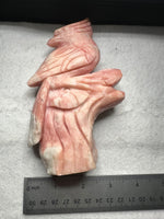 Pink Opal Bird Carving #2
