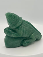 Green Aventurine Lizard Carving #1