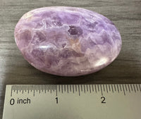 Amethyst Mixed with Stripe Agate Palm Stone #7
