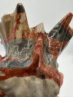Unique Pudding Stone Dragon Head Carving