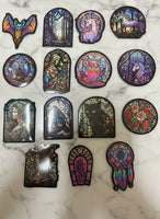 Stained Glass Stickers Pack of 53