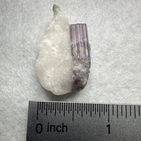 Scapolite in Calcite Matrix from Afghanistan Specimen