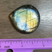 Pearshape Labradorite Cabochon 87a