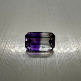 Bi-Color Amethyst 10x6mm Octagon 2.4ct
