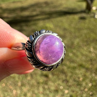 Natural Charoite Ring #29