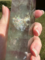 Large Fat Watermelon Fluorite Tower #5
