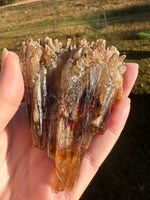Natural Amber Calcite Raw Specimen UV Reactive #3