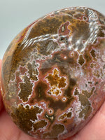 Large Ocean Jasper Palm Stone