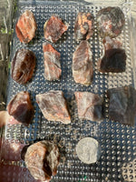 Rough Red Sunstone Specimens