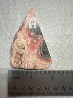 Rhodochrosite Slab #2 – Pink & Cream Banded Polished Collector Specimen