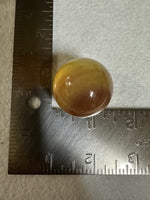 Yellow with Purple Fluorite Sphere #8