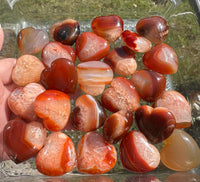 Carnelian Carved Hearts
