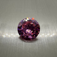Round Pink Cz 12mm 9.70ct