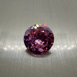 Round Pink Cz 12mm 9.70ct