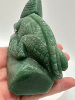 Green Aventurine Lizard Carving #2