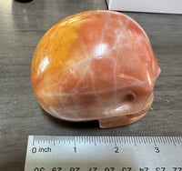 Orange Jade Skull #13