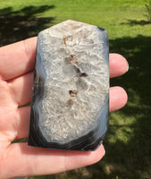 Black Onyx & Quartz Obelisk Tower #4