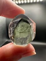 Garden Quartz Mountain Shape Inclusion – Scenic Green Phantom Formation