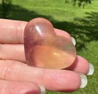 Candy Fluorite Carved Heart #4