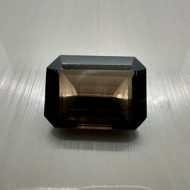 Smoky Quartz 22x16mm Emerald Cut 27.35ct