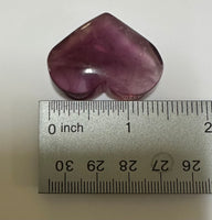 Candy Fluorite Carved Heart #2