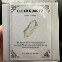 Brazil Clear Quartz Mini Raw Points Gift Box