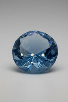 Blue Glass Gemstone Paperweight