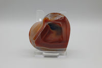 Carnelian Heart Palm Stone #10