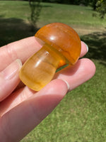 Colorful Fluorite Mushroom Carving #6