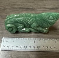 Green Aventurine Lizard Carving #2