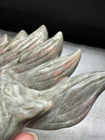 Labradorite Nine-Tailed Fox – Purple, Pink & Orange Flash