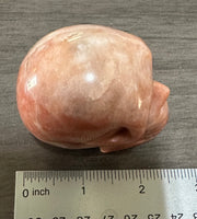 Orange Jade Skull #8