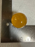 Yellow with Purple Fluorite Sphere #10