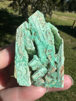 Indonesia Turquoise Crystal Tower 79g – Natural Vugs & Layered Matrix #3