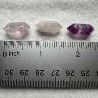 Natural Fluorite Small Double Terminated Carved Point – Polished Gemstone Crystal