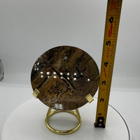 Natural Picture Jasper Slab with Stand #11