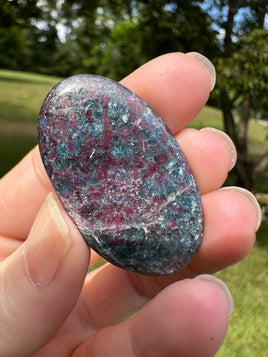 Ruby Kyanite Cabochon #5