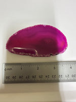 Dyed Pink Agate Slice #11