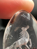 Beautiful Horse Garden Quartz Inner Scene Carving #3