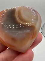 Carnelian Heart Palm Stone #6