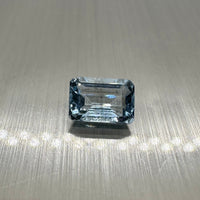 Aquamarine 7x5mm Emerald Cut .95ct