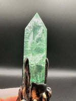 Green Fluorite & Aventurine Witch Broom – Crystal Altar Décor