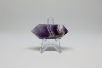 Double Terminated Chevron Amethyst Point #3