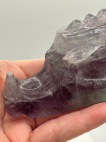 Fluorite Dragon Head Carving #16