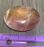 Fluorite Palm Stone #5