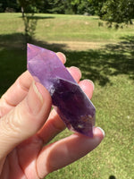 Double Terminated Phantom Amethyst Scepter Wand #22
