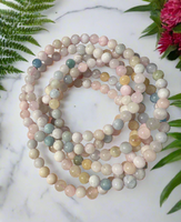 Pastel Morganite 6mm Bracelets