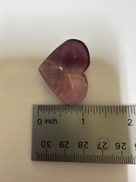 Candy Fluorite Carved Heart #8