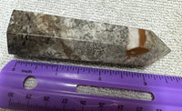 Gray Lace Agate Tower #8
