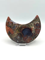 Money Agate Carved Moon #4